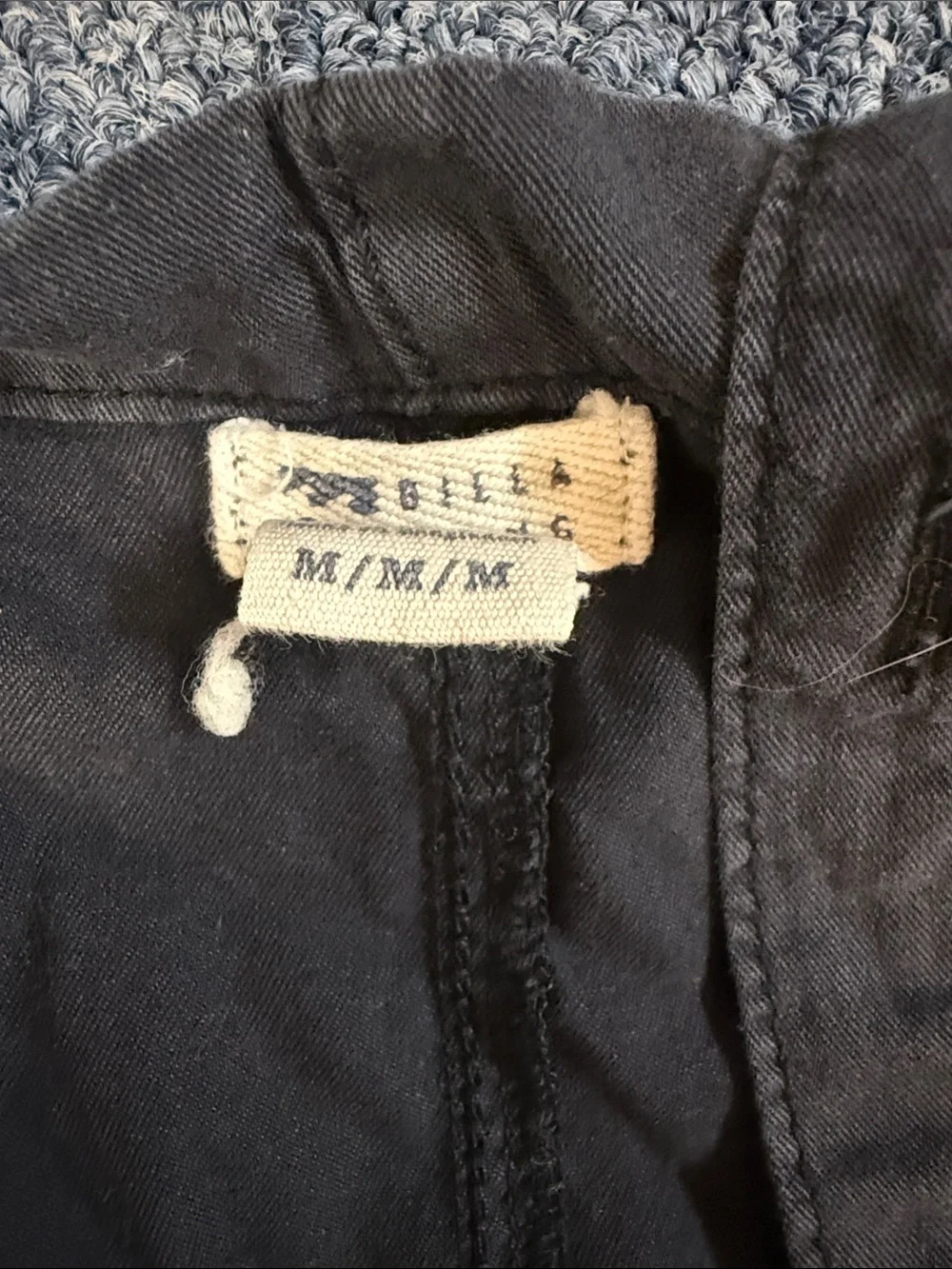 Girls Billabong Black Utility Button-Front Overalls